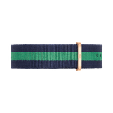 Buy Shop Daniel Wellington Classic Warwick White Dial Two Tone Nylon Strap Watch for Men - DW00100005 USA Online