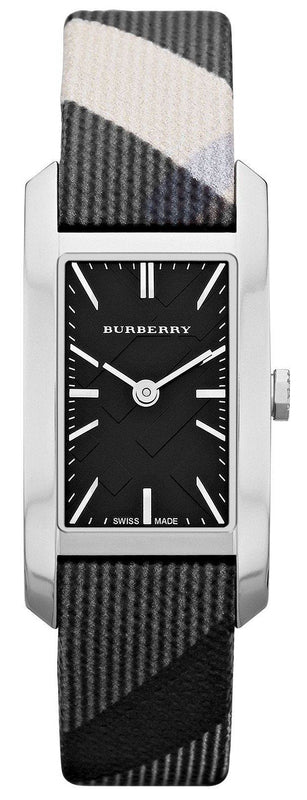 Buy Shop Burberry The Pioneer Black Dial Leather Strap Watch for Women - BU9505 USA Online
