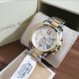 Buy Shop Michael Kors Bradshaw Silver Dial Two Tone Steel Strap Watch for Women - MK5627 USA Online