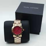 Buy Shop Marc Jacobs Amy Purple Dial Rose Gold Steel Strap Watch for Women - MBM8618 USA Online