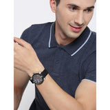 Buy Shop Guess Tread Black Dial Black Rubber Strap Watch for Men - W0967G1 USA Online