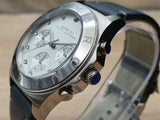 Buy Shop Marc Jacobs Blade Chronograph White Dial Black Leather Strap Watch for Women - MBM1189 USA Online