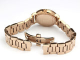 Buy Shop Marc Jacobs Roxy Black Dial Rose Gold Steel Strap Watch for Women - MJ3569 USA Online