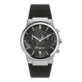 Buy Shop Salvatore Ferragamo Sapphire Chrono Black Dial Black Silicone Strap Watch for Men - SFME00121 USA Online