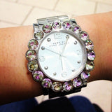 Buy Shop Marc Jacobs Amy Silver Dial Silver Steel Strap Watch for Women - MBM3222 USA Online