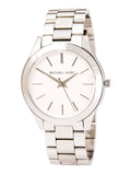 Buy Shop Michael Kors Runway Silver Dial Silver Stainless Steel Strap Watch for Women - MK3371 USA Online