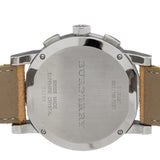 Buy Shop Burberry The City Chronograph White Dial Haymarket Leather Strap Watch For Men - BU9360 USA Online