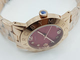 Buy Shop Marc Jacobs Amy Purple Dial Rose Gold Steel Strap Watch for Women - MBM8618 USA Online