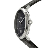 Buy Shop Tissot Carson Premium Powermatic 80 Black Dial Black Leather Strap Watch For Men - T122.407.16.051.00 USA Online