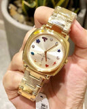 Buy Shop Marc Jacobs Mandy Gold Dial Gold Steel Strap Watch for Women - MJ3549 USA Online