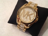 Buy Shop Michael Kors Bradshaw Gold Dial Gold Steel Strap Watch for Women - MK6487 USA Online