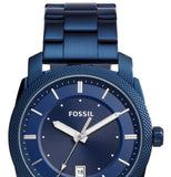 Buy Shop Fossil Machine Blue Dial Blue Steel Strap Watch for Men - FS5231 USA Online