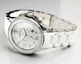 Buy Shop Marc Jacobs Rock White Dial White Silicone Strap Watch for Women - MBM2545 USA Online