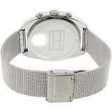 Buy Shop Tommy Hilfiger Mia Silver Dial Silver Mesh Bracelet Watch for Men - 1781628 USA Online