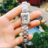 Buy Shop Emporio Armani Classic Diamonds Silver Dial Silver Steel Strap Watch For Women - AR3170 USA Online