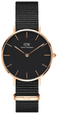 Buy Shop Daniel Wellington Classic Bayswater Black Dial Black NATO Strap Watch For Women - DW00100281 USA Online