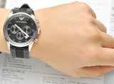 Buy Shop Emporio Armani Sportivo Black Dial Two Tone Ceramic Bracelet Watch For Men - AR5866 USA Online