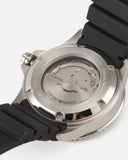 Buy Shop Emporio Armani Sea Explorer Automatic Black Dial Black Silicone Strap Watch For Men - AR60078 USA Online
