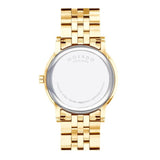 Buy Shop Movado Museum Classic Quartz Black Dial Gold Steel Strap Watch for Men - 0607203 USA Online
