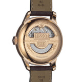 Buy Shop Tissot Le Locle Powermatic 80 Silver Dial Brown Leather Strap Watch For Men - T006.407.36.033.00 USA Online