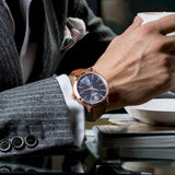 Buy Shop Maserati Epoca Blue Dial Brown Leather Strap Watch For Men - R8851118001 USA Online
