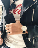 Buy Shop Daniel Wellington Classic Cornwall White Dial Black Nylon Strap Watch For Men - DW00100257 USA Online