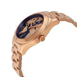 Buy Shop Michael Kors Layton Rose Gold Dial Rose Gold Steel Strap Watch for Women - MK6395 USA Online