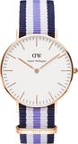 Buy Shop Daniel Wellington Classic Trinity White Dial Three Tone Nylon Strap Watch For Women - 0509DW USA Online