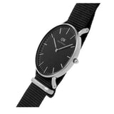 Buy Shop Daniel Wellington Classic Cornwall Quartz Black Dial Black Nylon Strap Watch For Women - DW00100151 USA Online