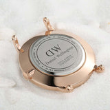 Buy Shop Daniel Wellington Dapper St Mawes White Dial Brown Leather Strap Watch For Men - DW00100083 USA Online