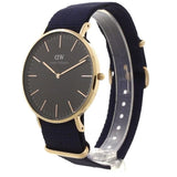 Buy Shop Daniel Wellington Classic Bayswater Black Dial Black NATO Strap Watch For Men - DW00100277 USA Online