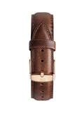 Buy Shop Daniel Wellington Bristol Black Dial Brown Leather Strap Watch For Men - DW00100125 USA Online