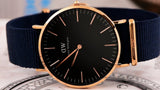 Buy Shop Daniel Wellington Classic Bayswater Black Dial Black NATO Strap Watch For Men - DW00100277 USA Online