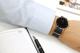 Buy Shop Daniel Wellington Classic Bayswater Black Dial Black NATO Strap Watch For Men - DW00100277 USA Online