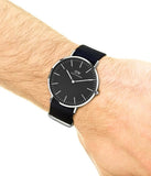 Buy Shop Daniel Wellington Classic Bayswater Black Dial Black NATO Strap Watch For Men - DW00100278 USA Online