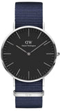 Buy Shop Daniel Wellington Classic Bayswater Black Dial Black NATO Strap Watch For Men - DW00100278 USA Online