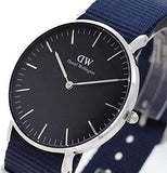 Buy Shop Daniel Wellington Classic Bayswater Black Dial Black NATO Strap Watch For Women - DW00100282 USA Online