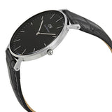Buy Shop Daniel Wellington Classic Reading Black Dial Black Leather Strap Watch For Women - DW00100147 USA Online