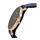 Buy Shop Daniel Wellington Classic Bayswater Black Dial Black NATO Strap Watch For Men - DW00100277 USA Online