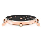 Buy Shop Daniel Wellington Classic Bristol Black Dial Brown Leather Strap Watch for Men - DW00100137 USA Online