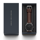 Buy Shop Daniel Wellington Classic Bristol Black Dial Brown Leather Strap Watch For Men - DW00100143 USA Online