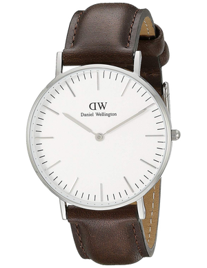Buy Shop Daniel Wellington Classic Bristol Quartz White Dial Brown Leather Strap Watch For Men - DW00100023 USA Online