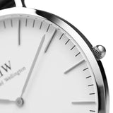 Buy Shop Daniel Wellington Classic Bristol Quartz White Dial Brown Leather Strap Watch For Men - DW00100023 USA Online