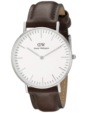 Buy Shop Daniel Wellington Classic Bristol Quartz White Dial Brown Leather Strap Watch For Men - DW00100023 USA Online