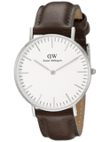 Buy Shop Daniel Wellington Classic Bristol Quartz White Dial Brown Leather Strap Watch For Men - DW00100023 USA Online