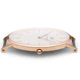 Buy Shop Daniel Wellington Classic Bristol White Dial Brown Leather Strap Watch For Men - DW00100009 USA Online