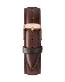 Buy Shop Daniel Wellington Classic Bristol White Dial Brown Leather Strap Watch For Women - DW00100039 USA Online