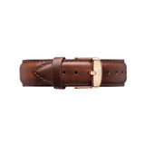 Buy Shop Daniel Wellington Classic Bristol White Dial Brown Leather Strap Watch For Women - DW00100039 USA Online