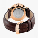 Buy Shop Daniel Wellington Classic Bristol White Dial Brown Leather Strap Watch For Women - DW00100039 USA Online
