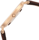 Buy Shop Daniel Wellington Classic Bristol White Dial Brown Leather Strap Watch For Women - DW00100039 USA Online